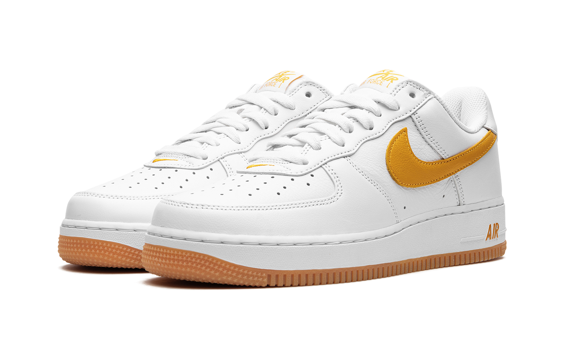 Nike Air Force 1 Low Retro QS Color Of The Month White University Gold