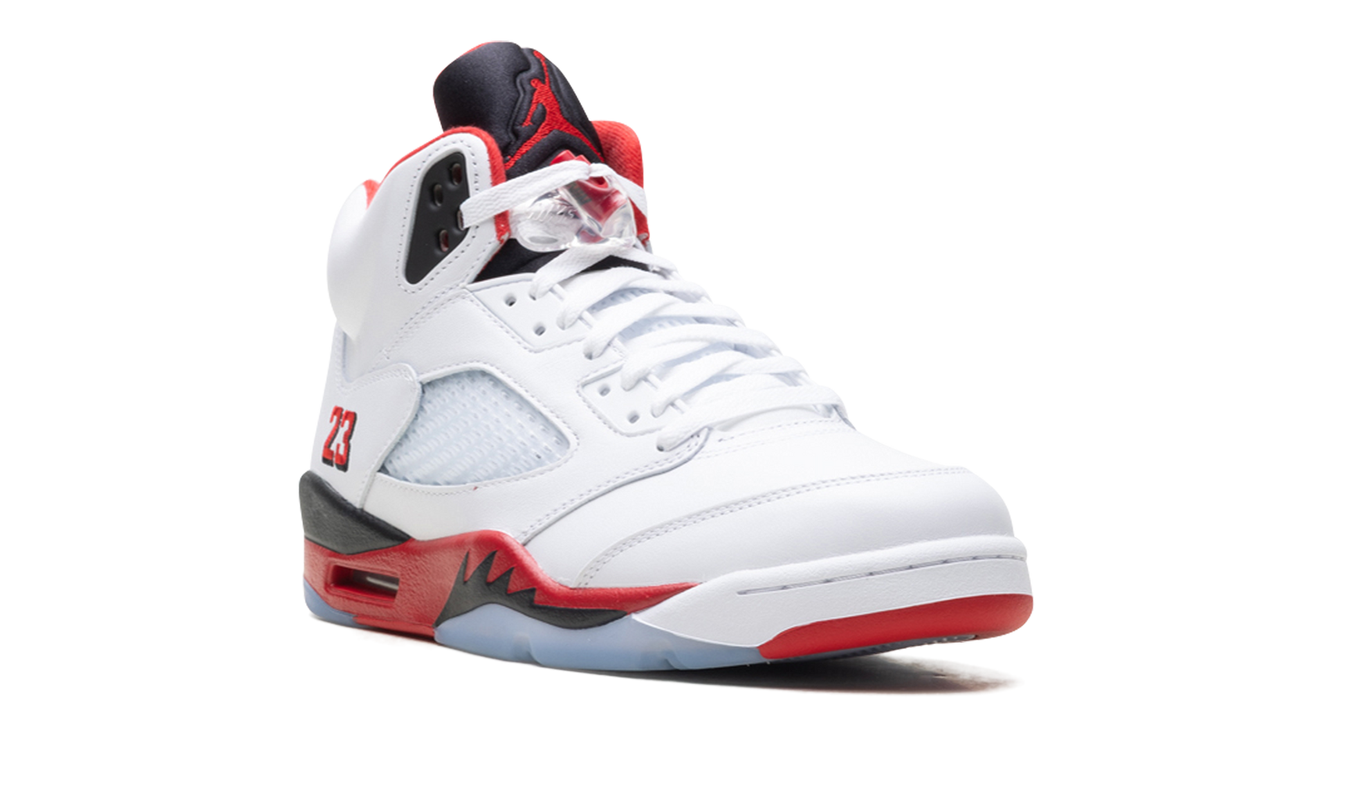 Jordan 5 Retro Fire Red Black Tongue (2025)
