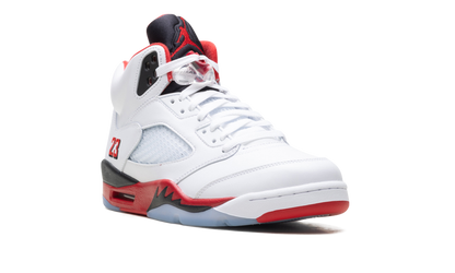 Jordan 5 Retro Fire Red Black Tongue (2025)