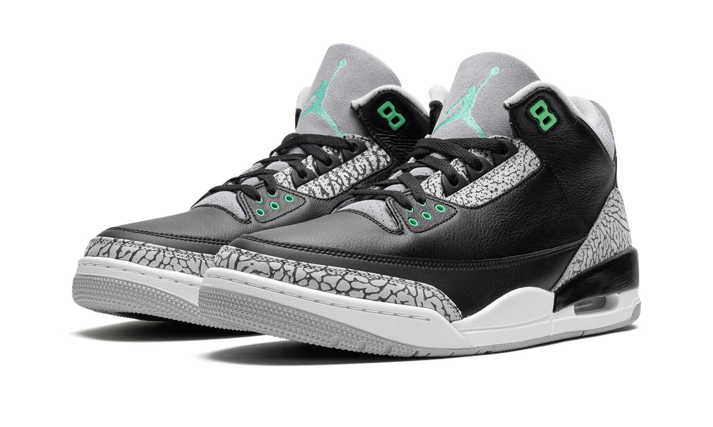 Jordan 3 Retro Green Glow