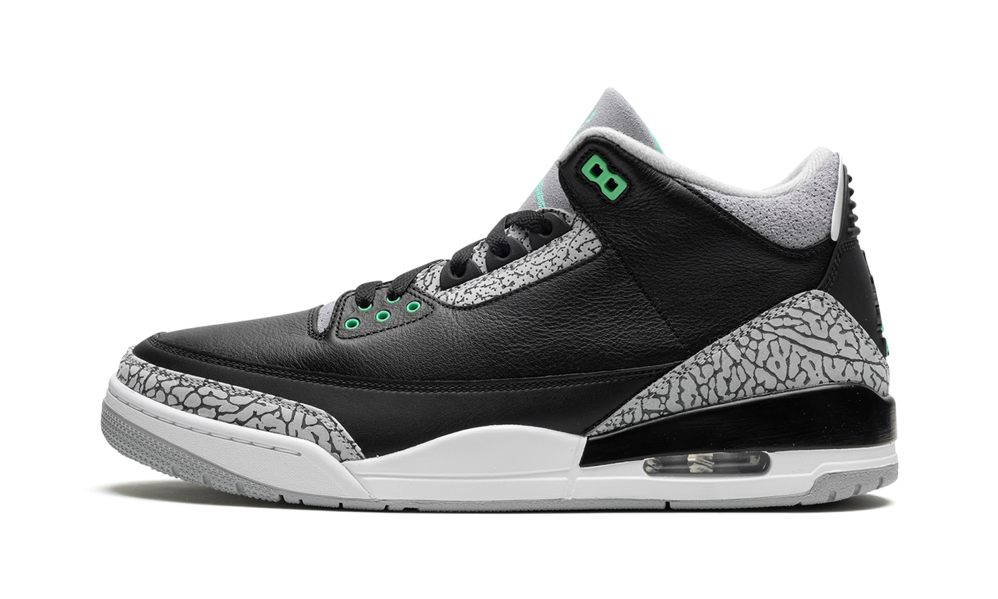 Jordan 3 Retro Green Glow