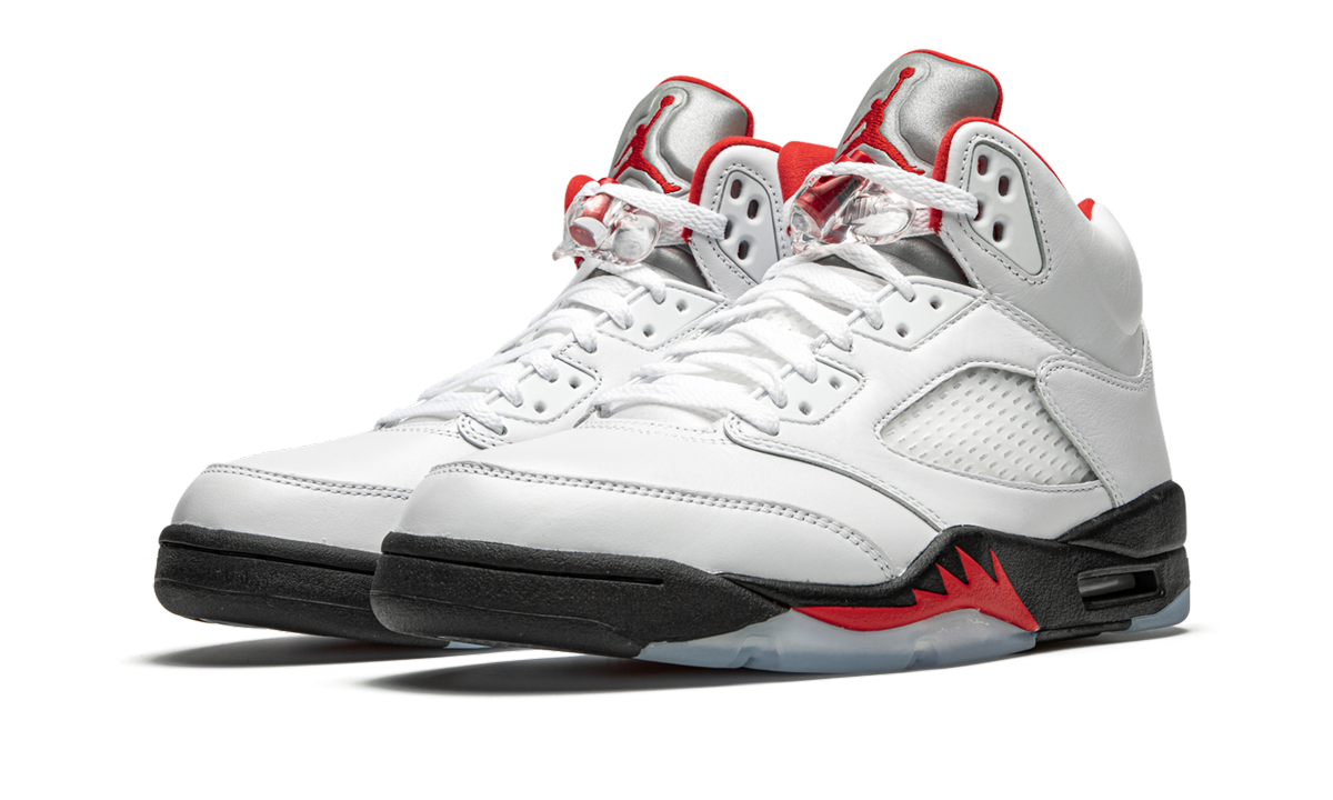 Jordan 5 Retro Fire Red Silver Tongue (2020)