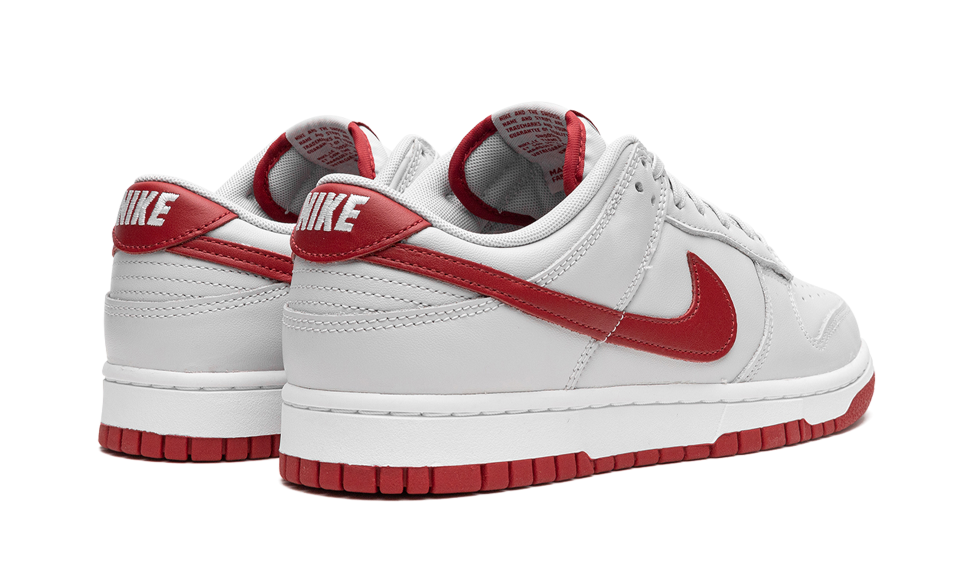 Nike Dunk Low Vast Grey Varsity Red