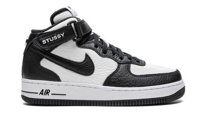 Nike Air Force 1 Mid Stussy Light Bone Black