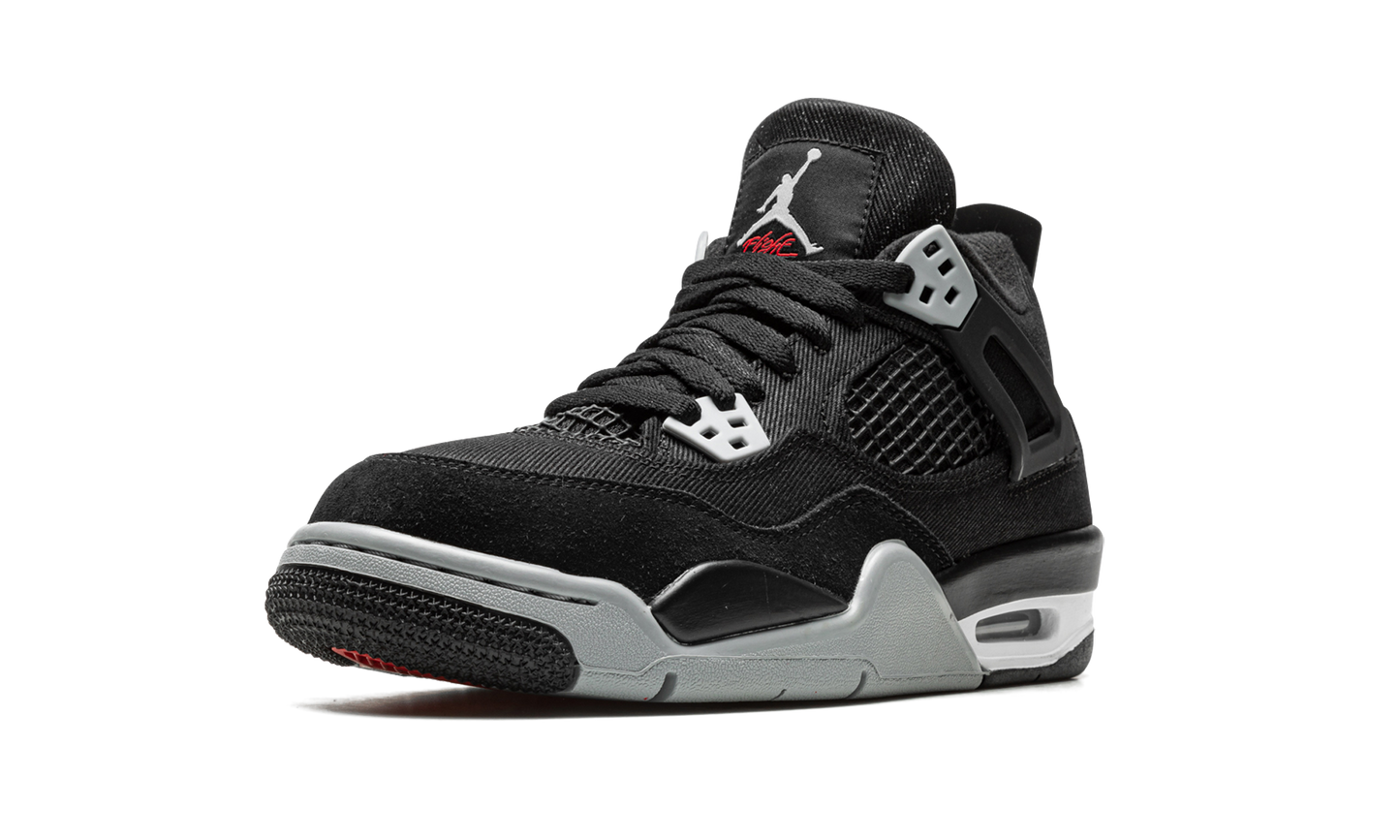 Jordan 4 Retro Black Canvas (GS)