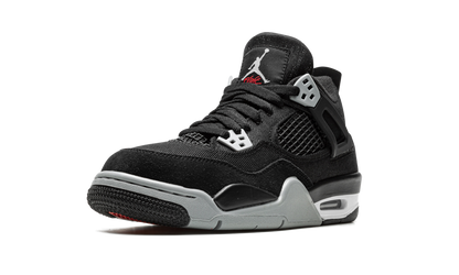 Jordan 4 Retro Black Canvas (GS)