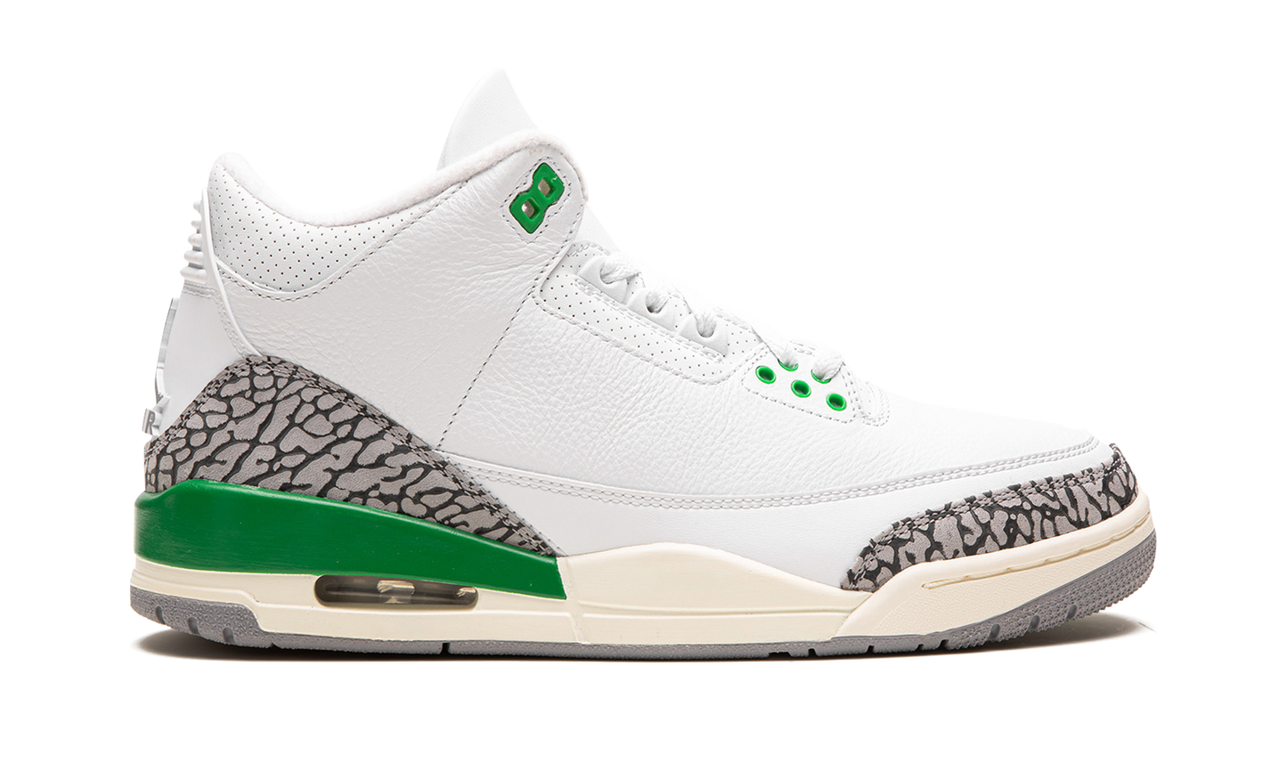 Jordan 3 Retro Lucky Green (Women's)