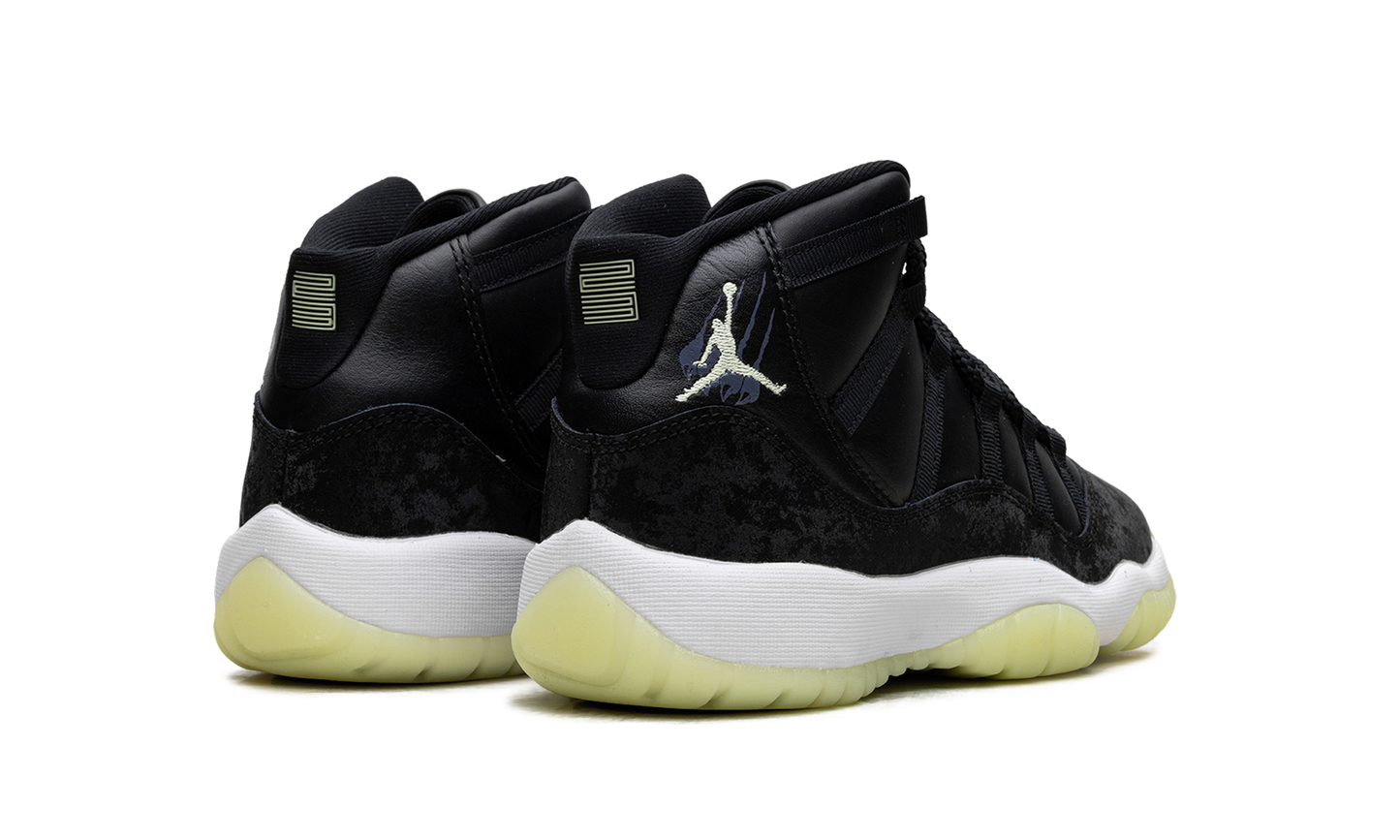 Jordan 11 Retro Black Barely Volt (GS)