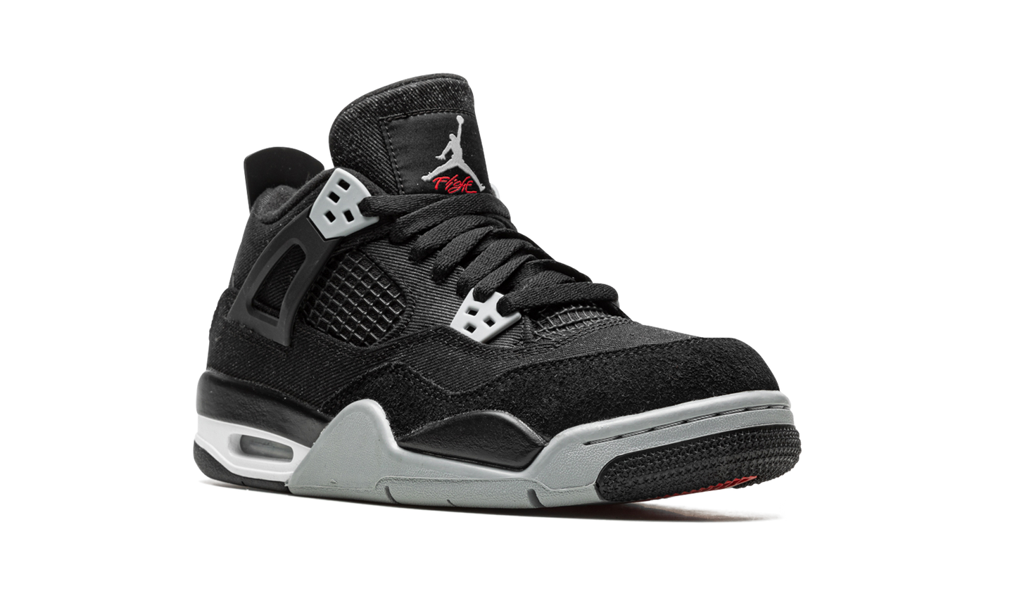 Jordan 4 Retro Black Canvas (GS)