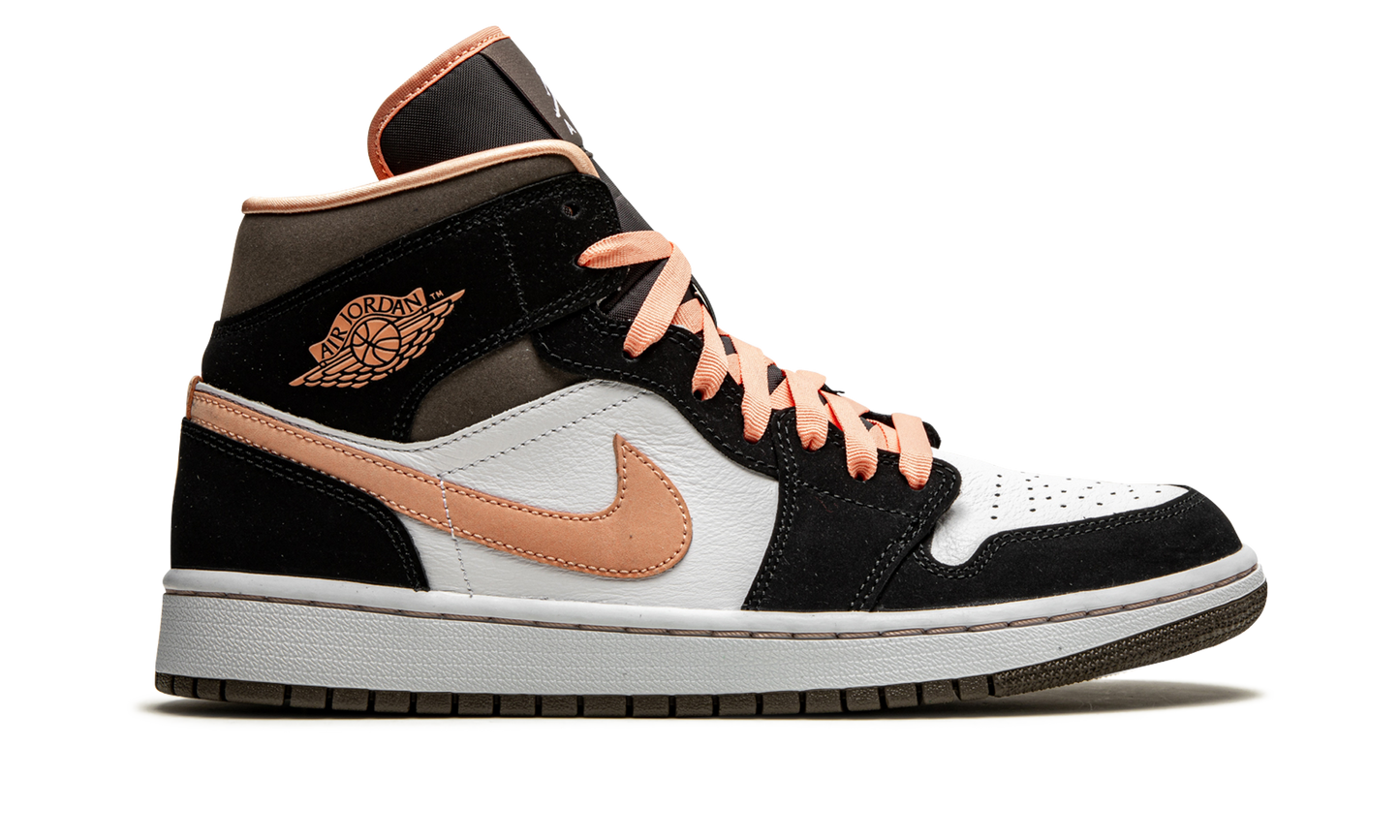 Jordan 1 Mid Peach Mocha (Women's)
