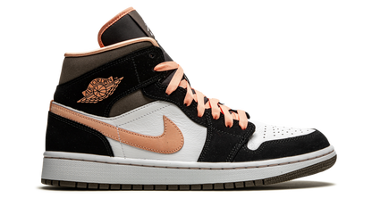 Jordan 1 Mid Peach Mocha (Women's)
