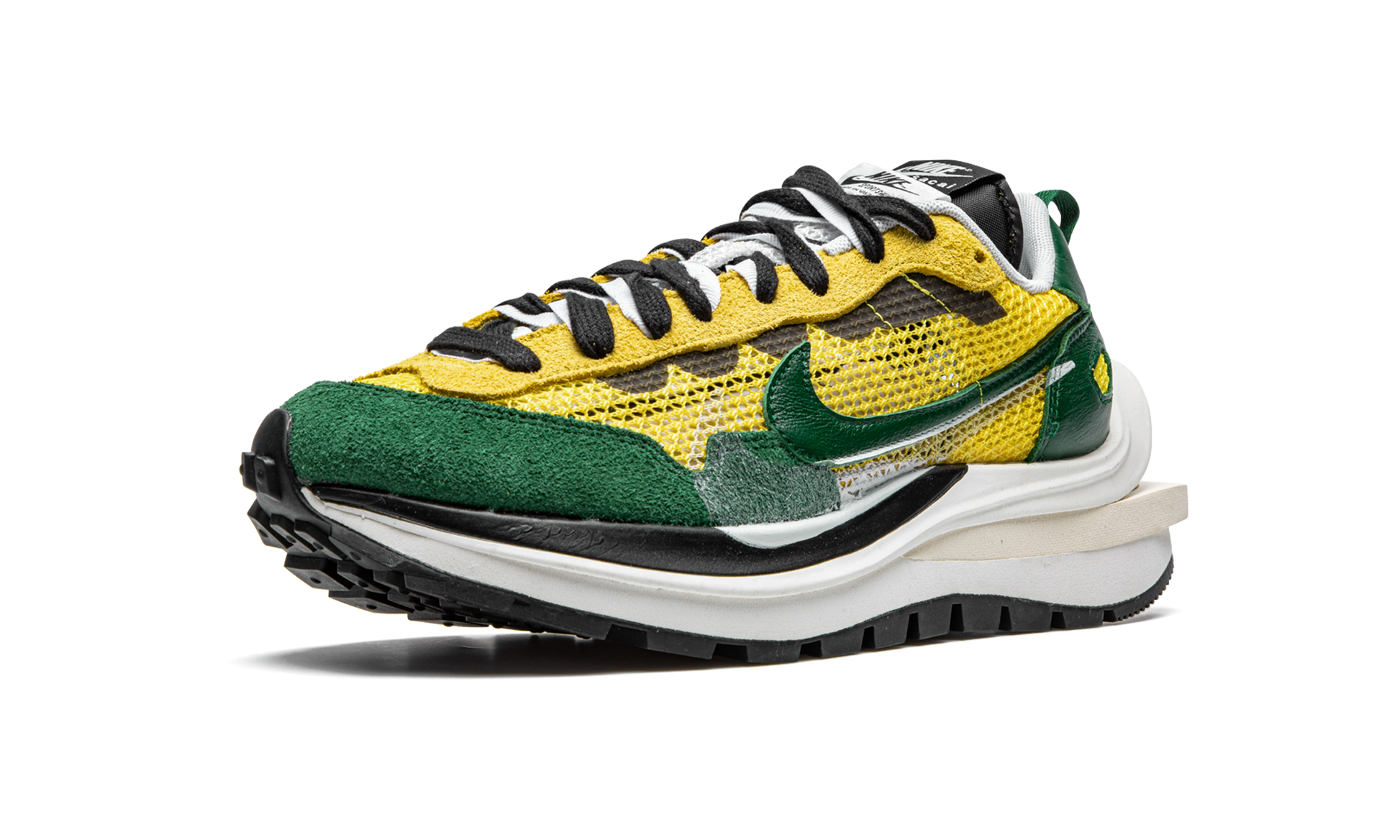 Nike Vaporwaffle sacai Tour Yellow Stadium Green