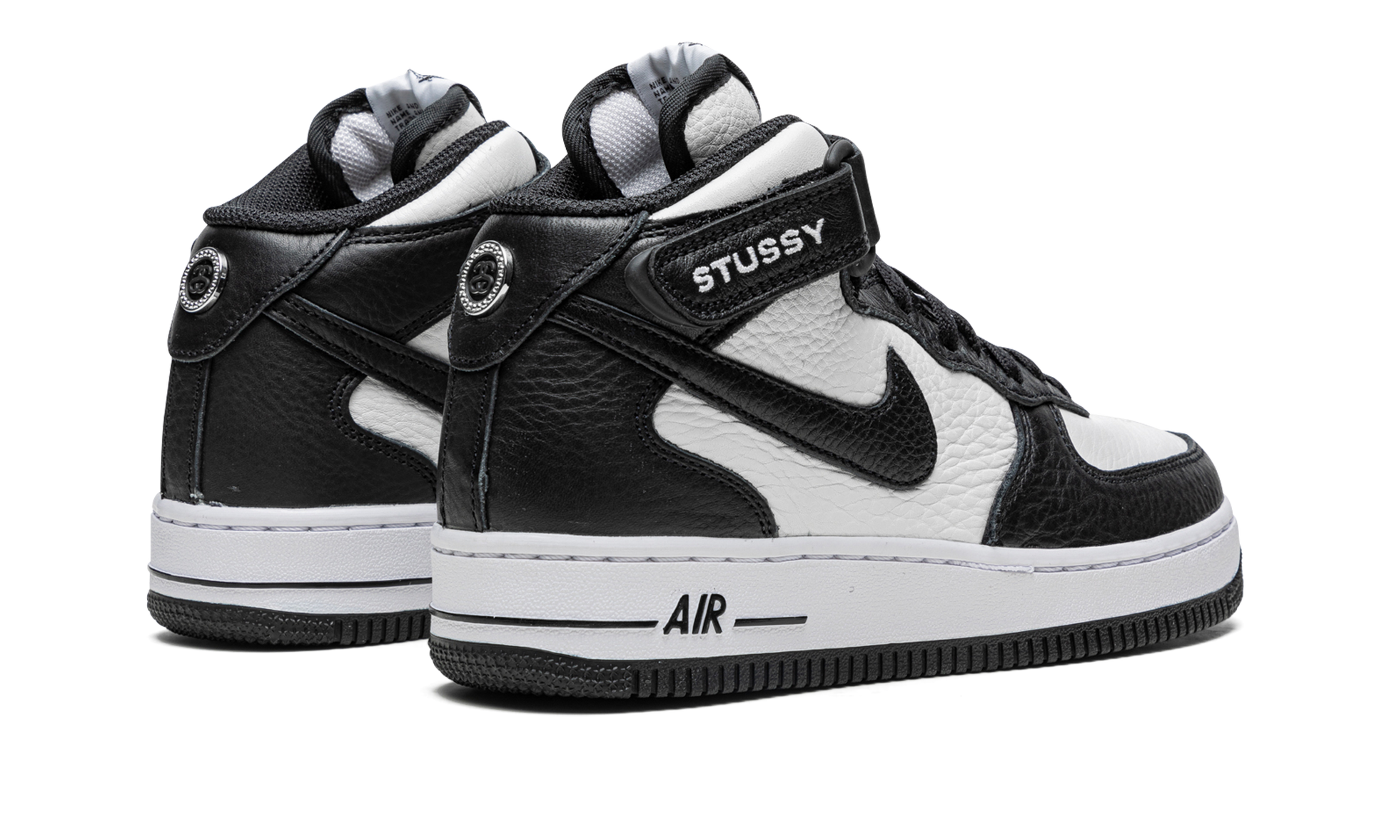 Nike Air Force 1 Mid Stussy Light Bone Black
