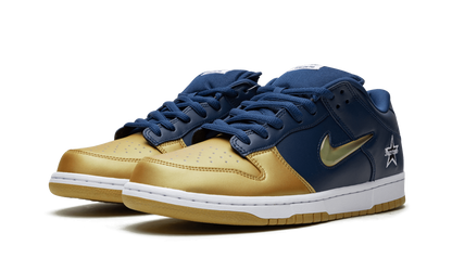 Nike SB Dunk Low Supreme Jewel Swoosh Gold