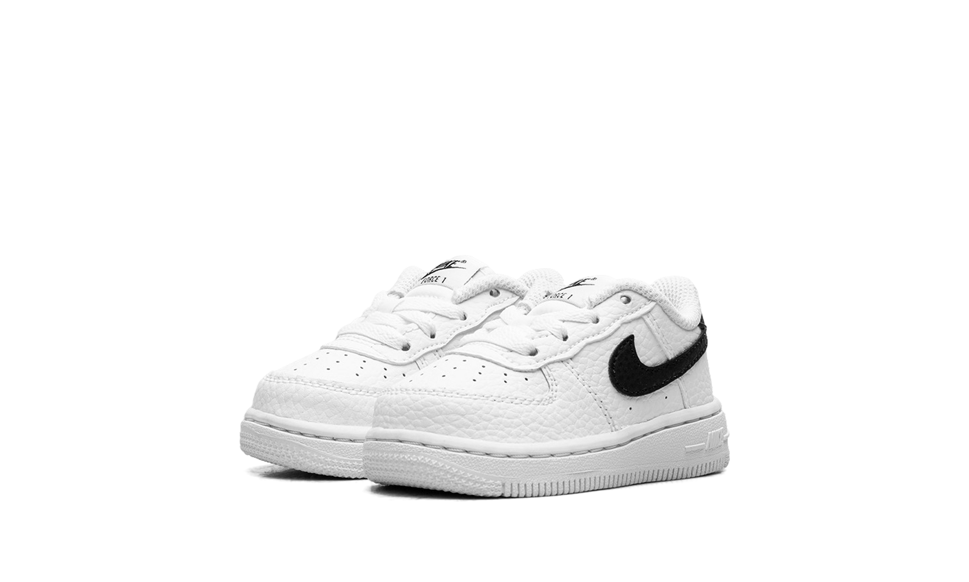 Nike Air Force 1 Low White Black Swoosh (TD)