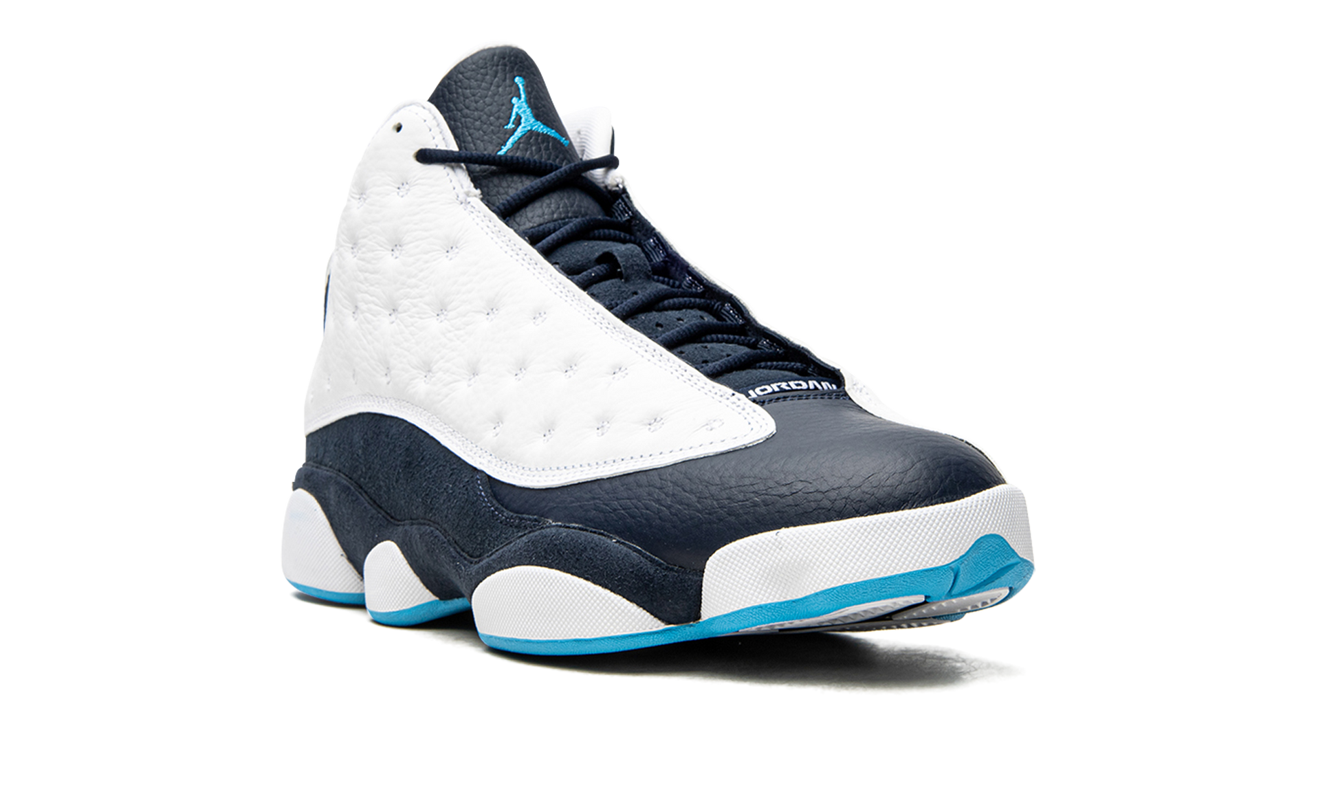 Jordan 13 Retro Obsidian Powder Blue White