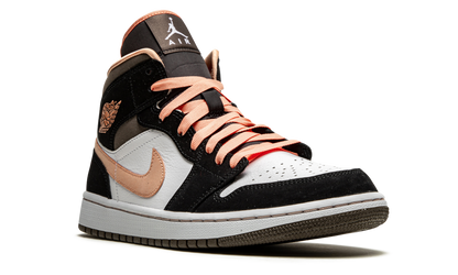 Jordan 1 Mid Peach Mocha (Women's)