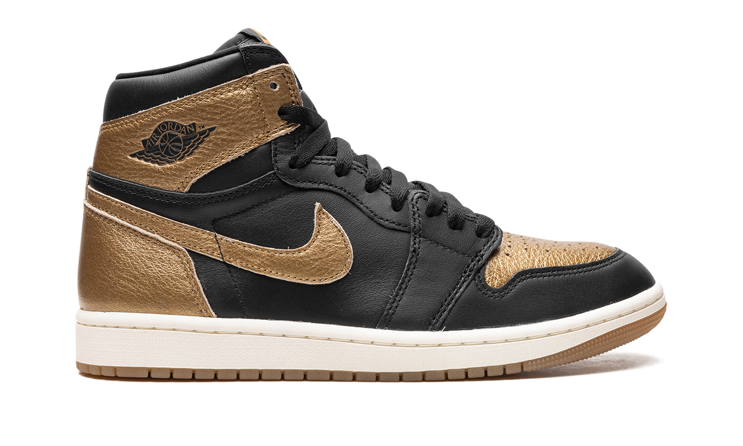 Jordan 1 Retro High OG Black Metallic Gold