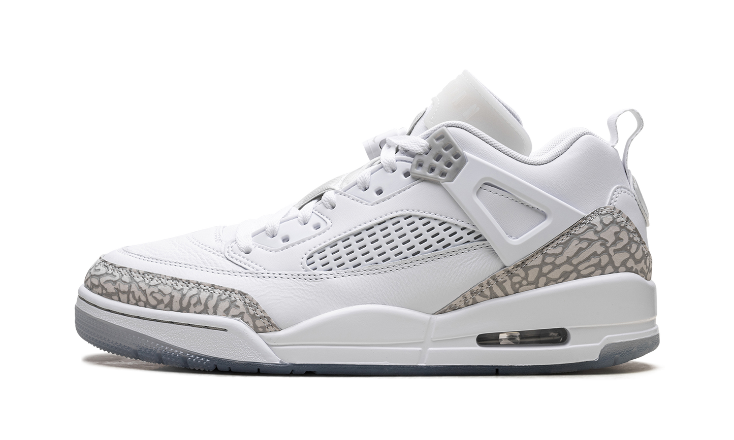 Jordan Spizike Low White Metallic Silver Barely Blue Neutral Grey