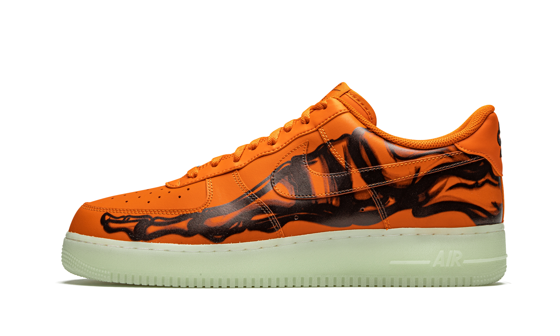 Nike Air Force 1 Low Orange Skeleton Halloween (2020)
