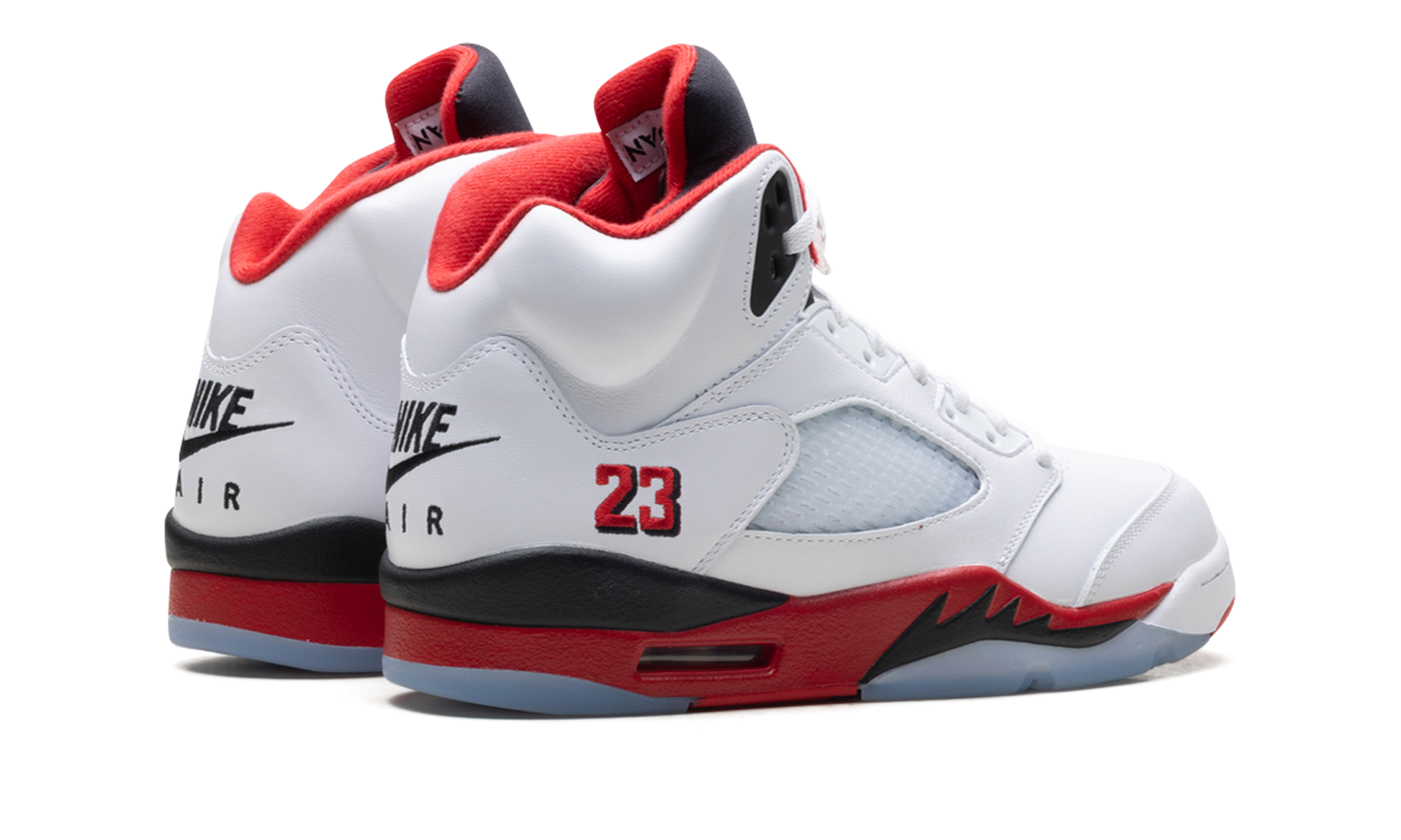 Jordan 5 Retro Fire Red Black Tongue (2025)