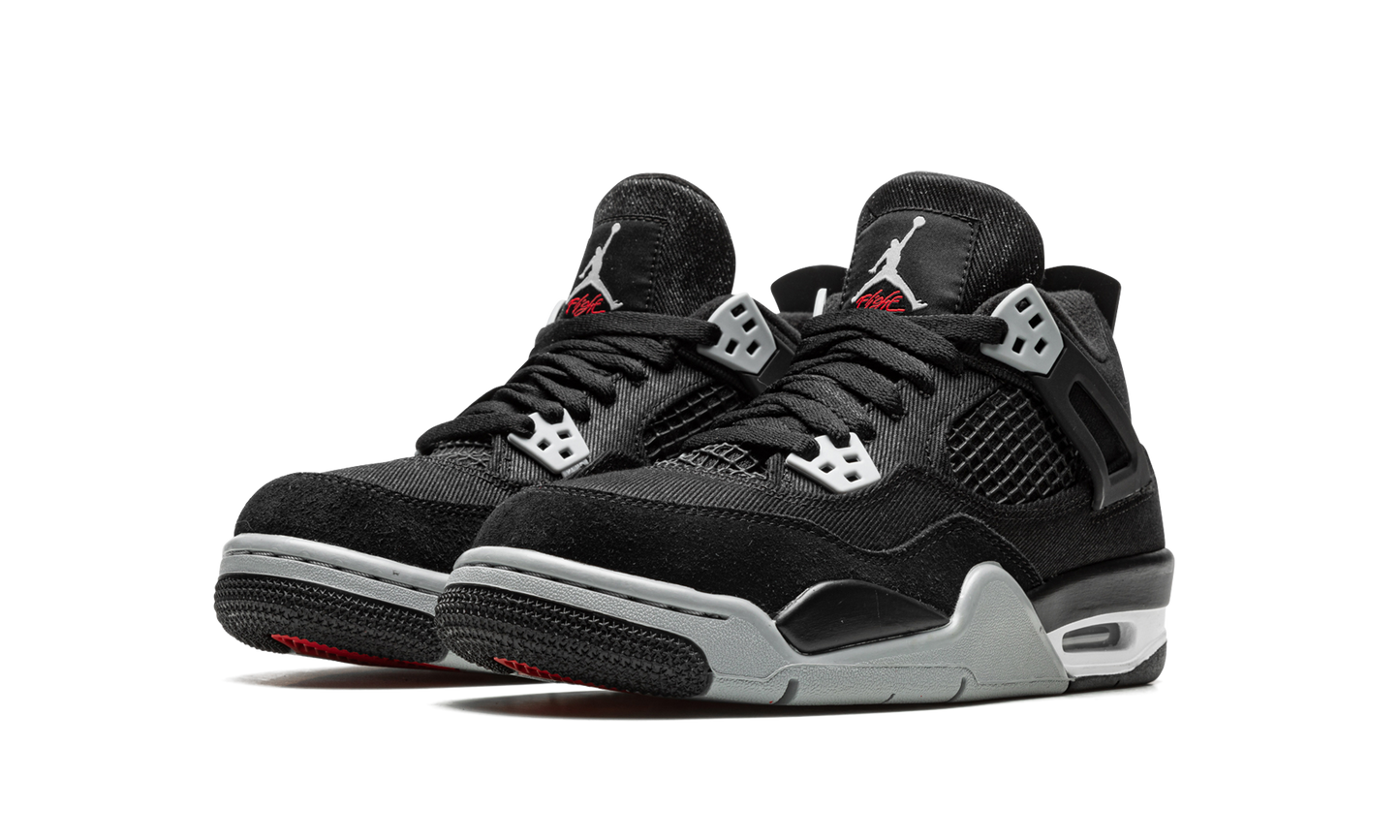 Jordan 4 Retro Black Canvas (GS)