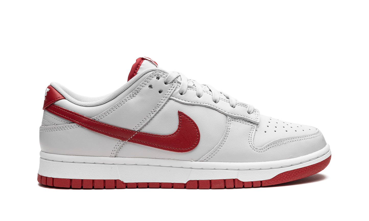 Nike Dunk Low Vast Grey Varsity Red