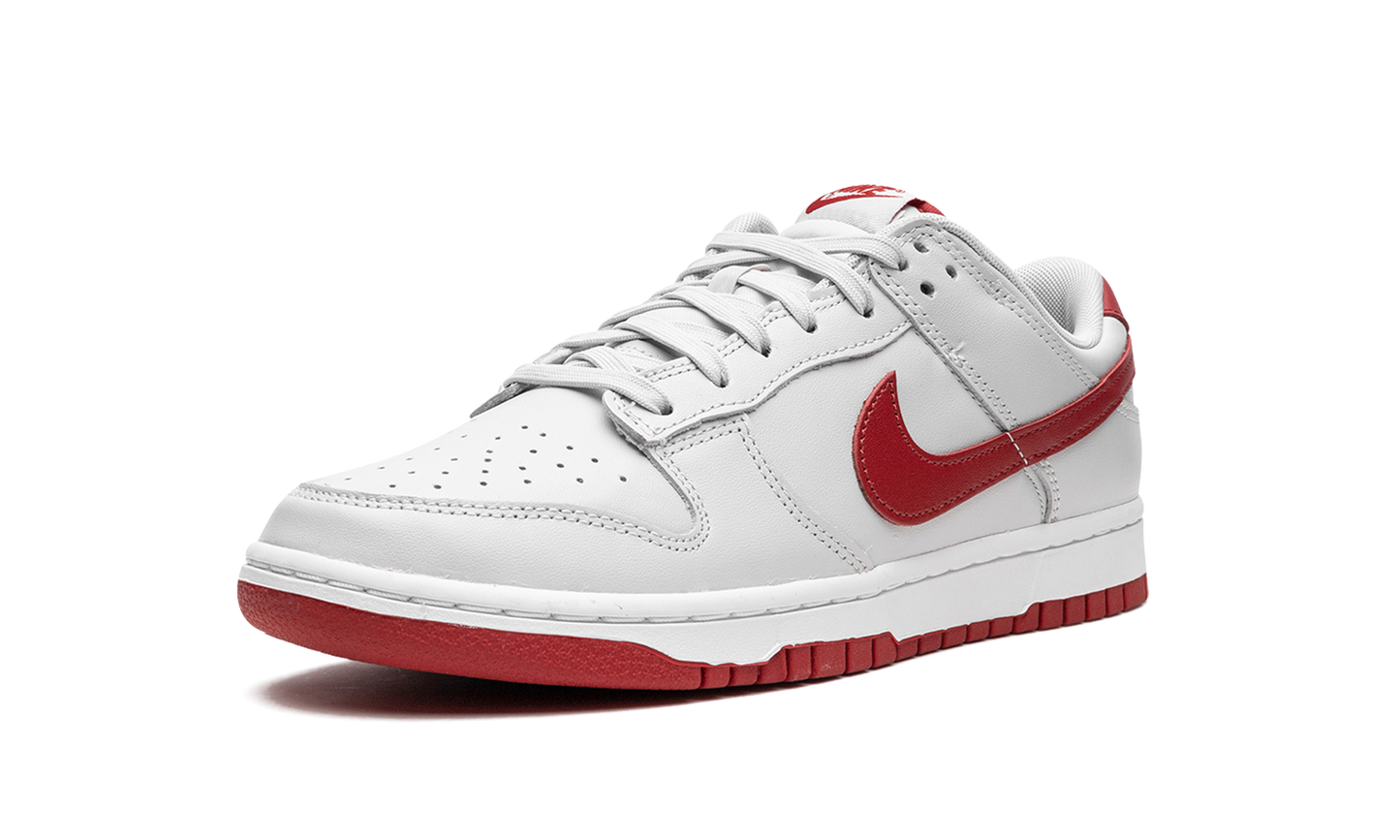 Nike Dunk Low Vast Grey Varsity Red