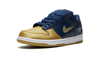 Nike SB Dunk Low Supreme Jewel Swoosh Gold