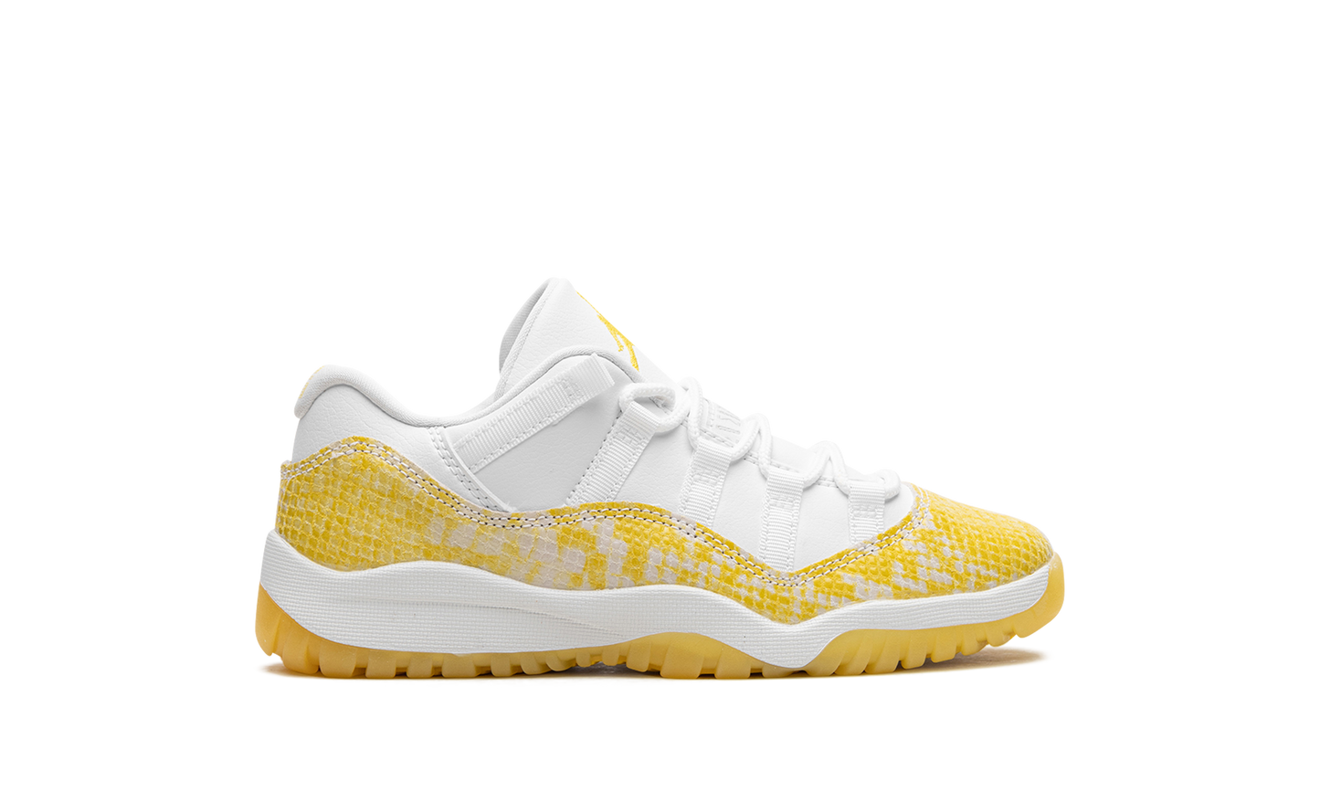 Jordan 11 Retro Low Yellow Snakeskin (PS)