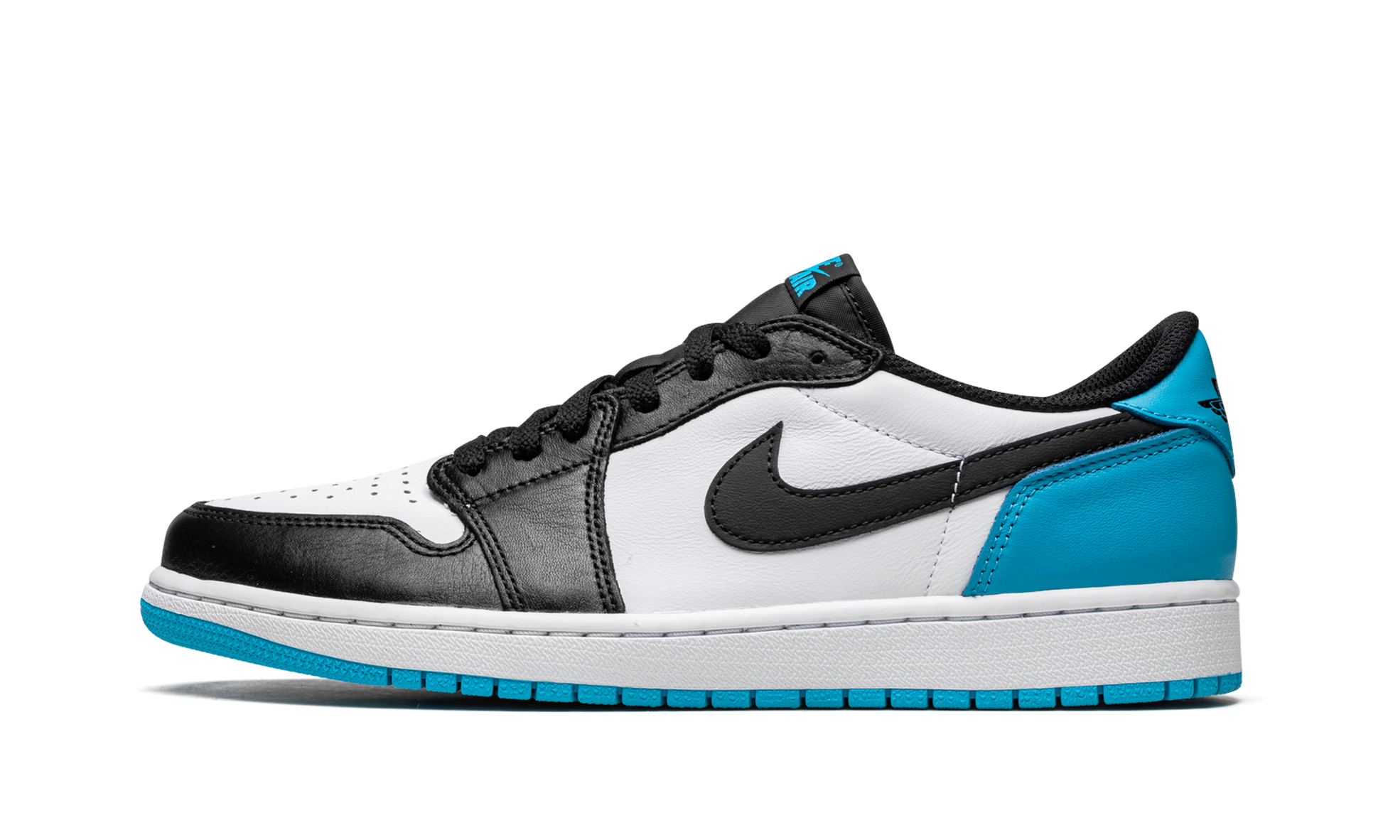 Jordan 1 Retro Low OG Black Dark Powder Blue
