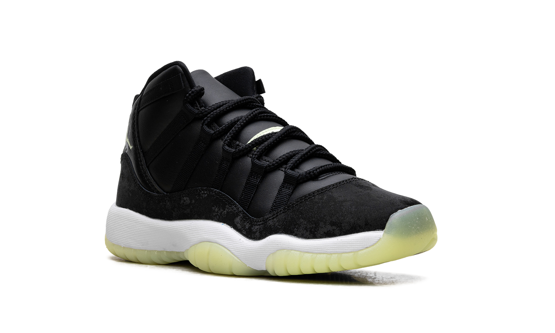 Jordan 11 Retro Black Barely Volt (GS)