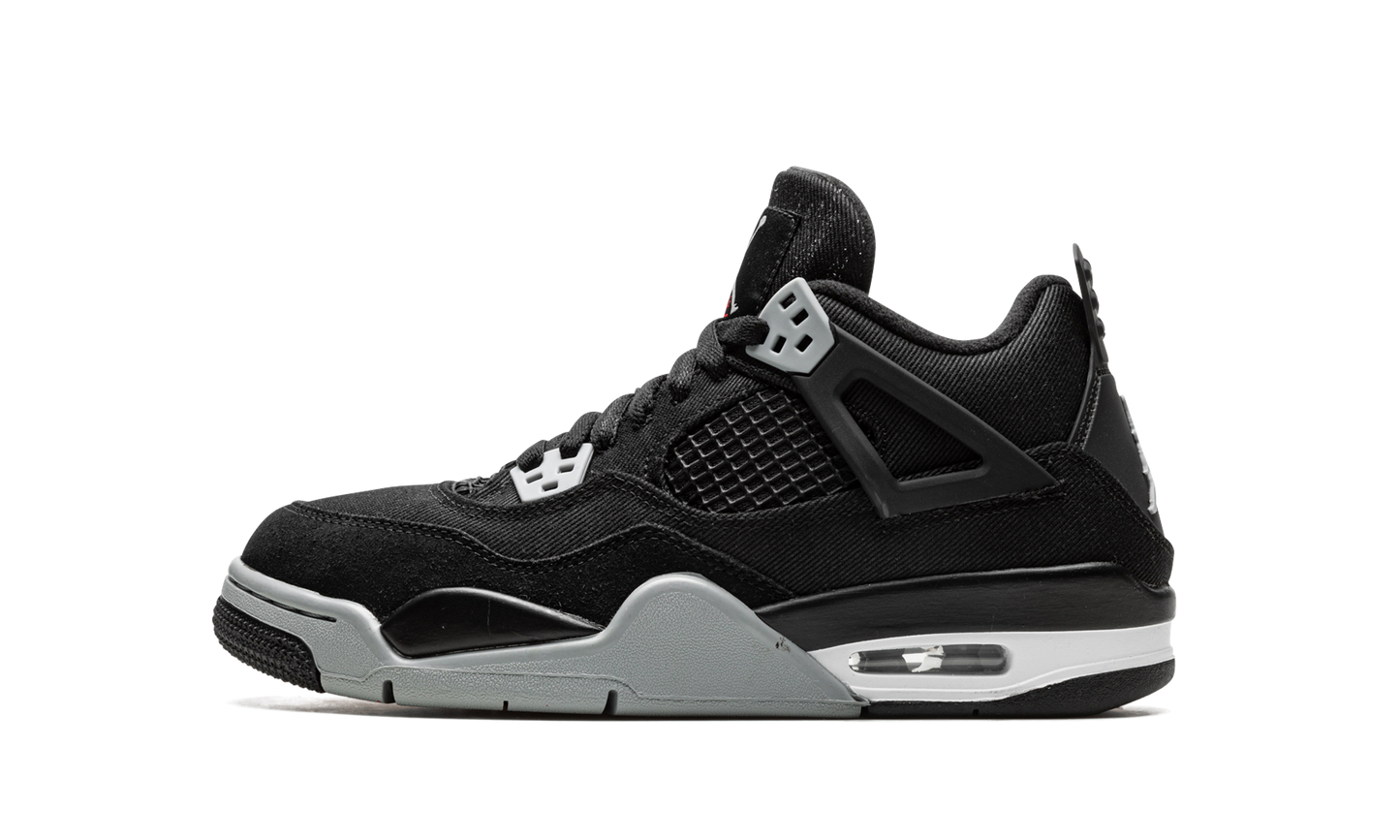 Jordan 4 Retro Black Canvas (GS)